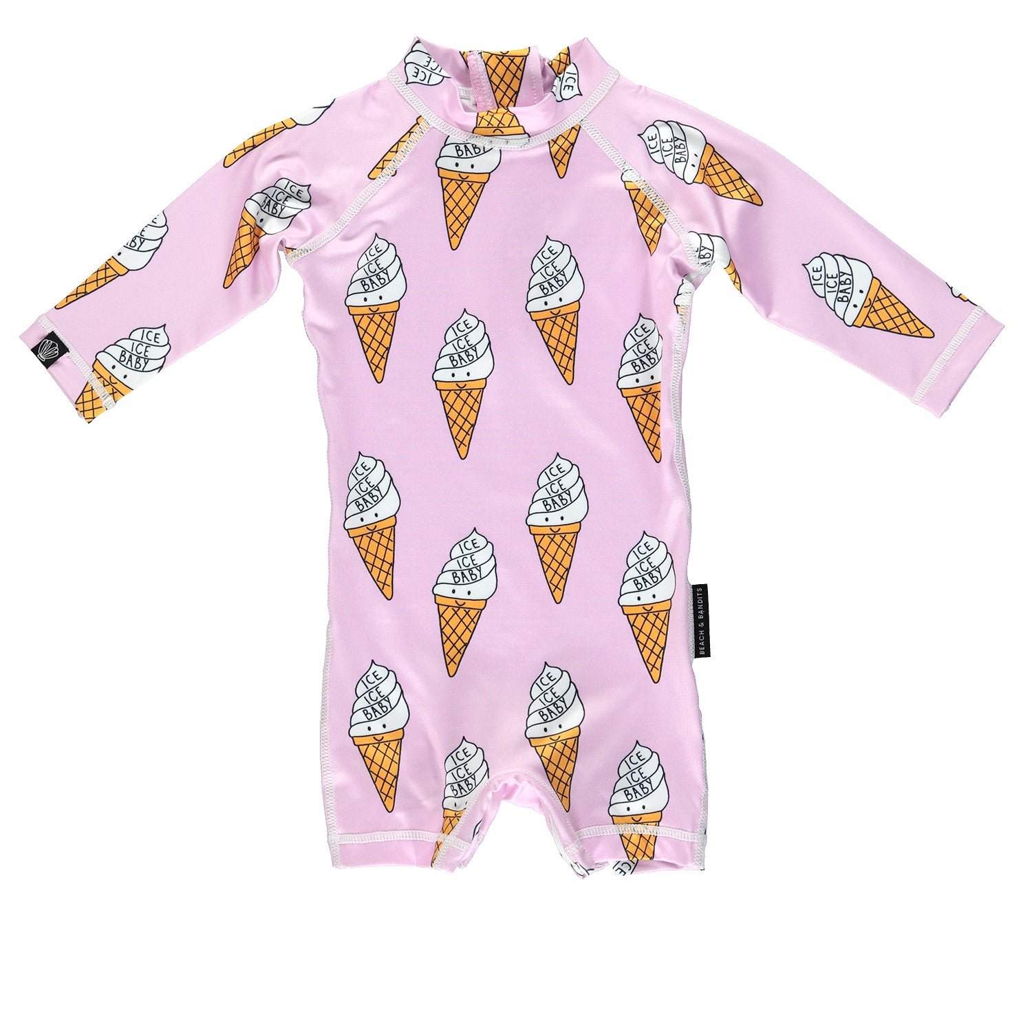 Beach & Bandits Collection Sale - Beach & Bandits - Ice Ice Baby - Baby Suit - Pearls & Swines