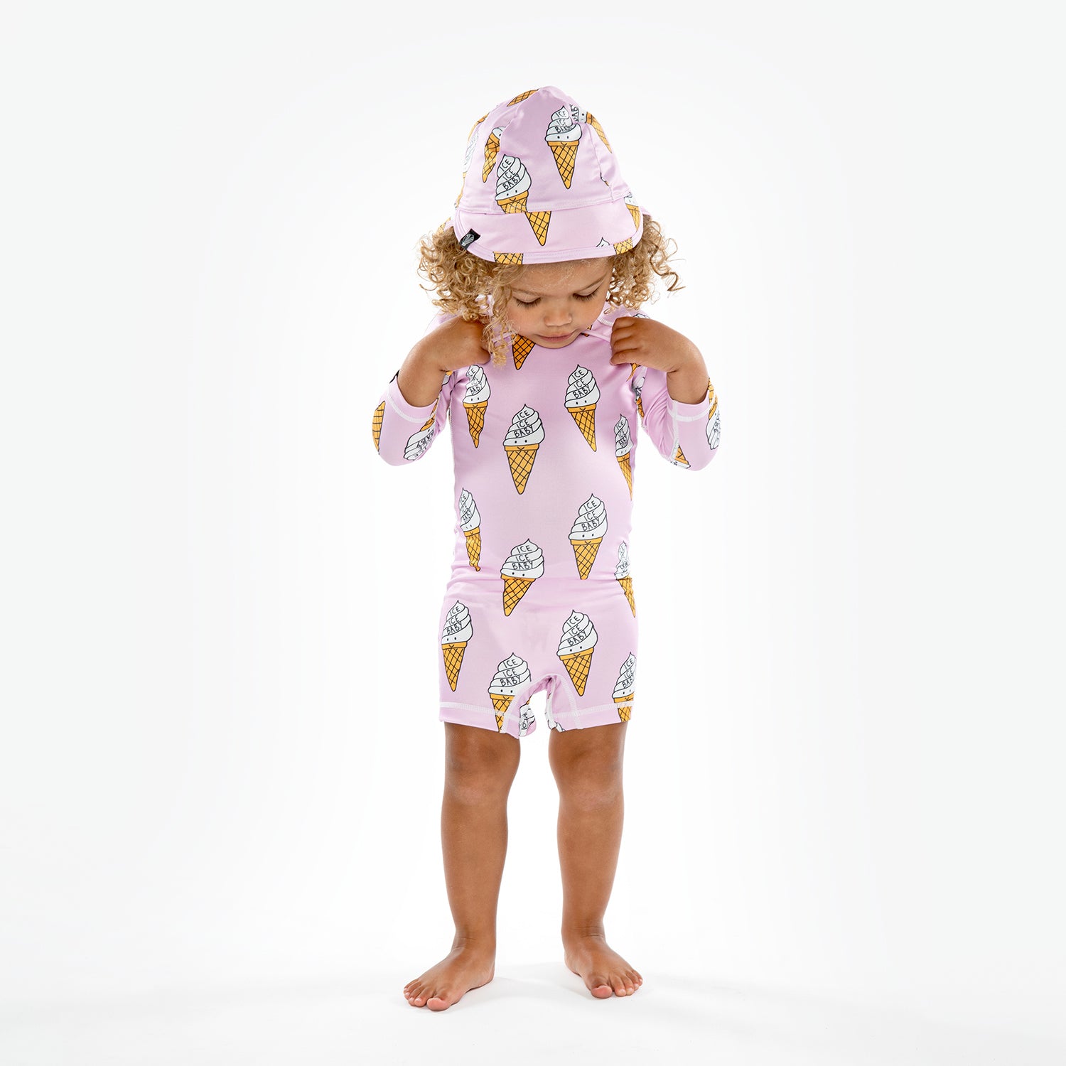 Beach & Bandits Collection Sale - Beach & Bandits - Ice Ice Baby - Baby Suit - Pearls & Swines