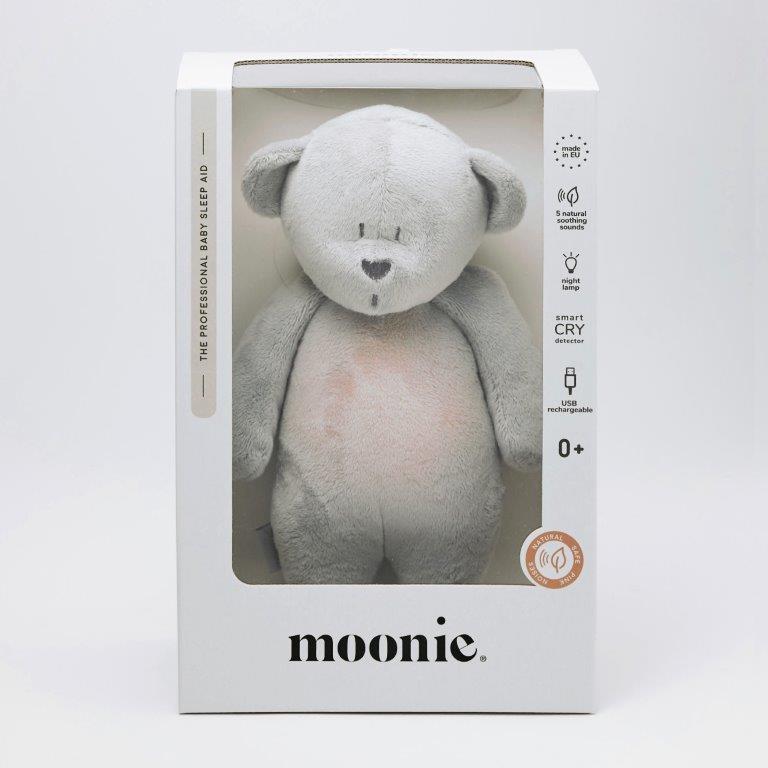 Moonie Moonie Humming Bear Sleep Aid - Silver - Pearls & Swines