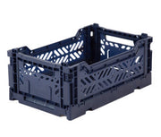 Aykasa folding crates Aykasa Folding Crate MINI - Navy - Pearls & Swines