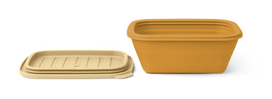 Liewood Liewood Franklin Foldable Lunch Box - Golden Caramel/Safari Mix - Pearls & Swines