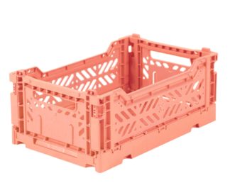 Aykasa folding crates Aykasa Folding Crate MINI - Salmon Pink - Pearls & Swines