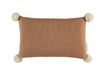 Nobodinoz Nobodinoz So Natural Knitted Cushion • Biscuit - Pearls & Swines