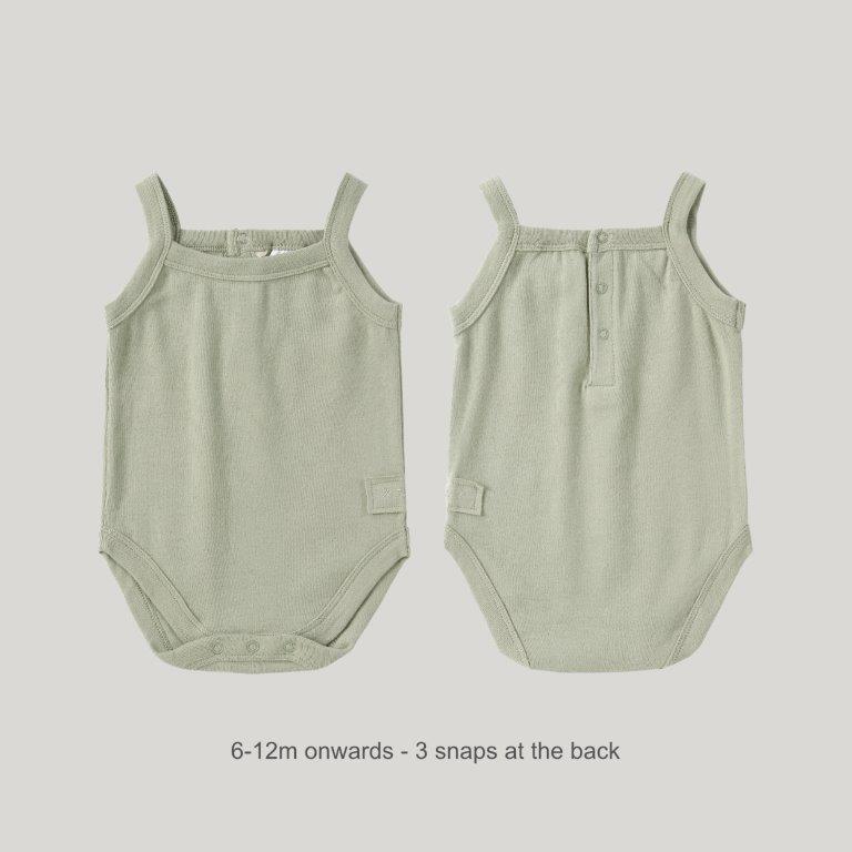 Susukoshi Susukoshi Tank Top Suit Sage - Pearls & Swines