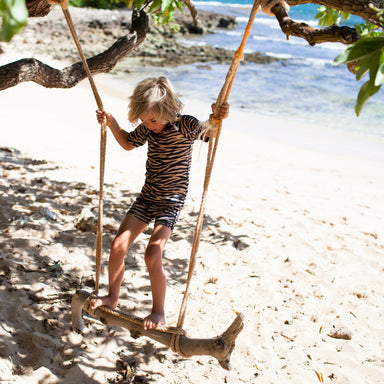 Beach &amp; Bandits Beach & Bandits Tiger Shark Swimshort - Pearls & Swines